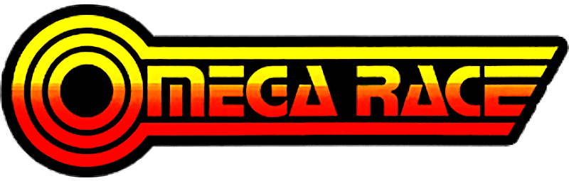 Omega Race logo for Commodore 64